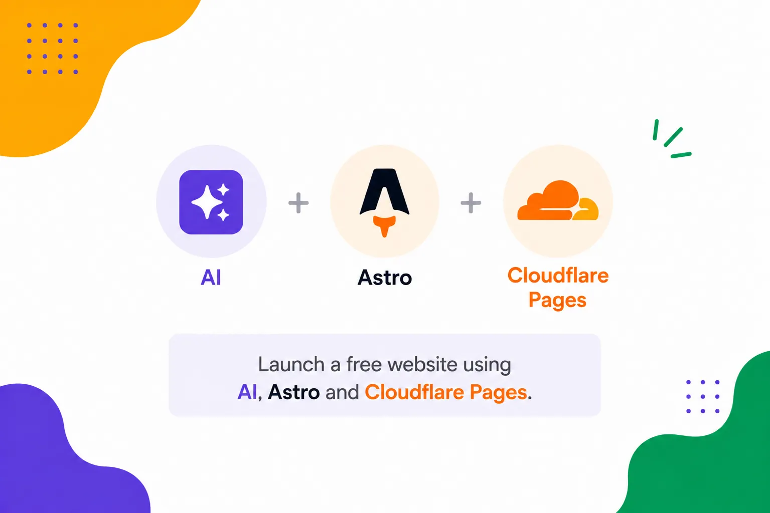 How I Launched This Website for Free with AI, Astro, and Cloudflare Pages